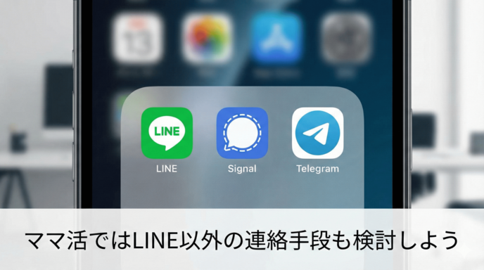 ママ活ではLINE以外の連絡手段も検討しよう