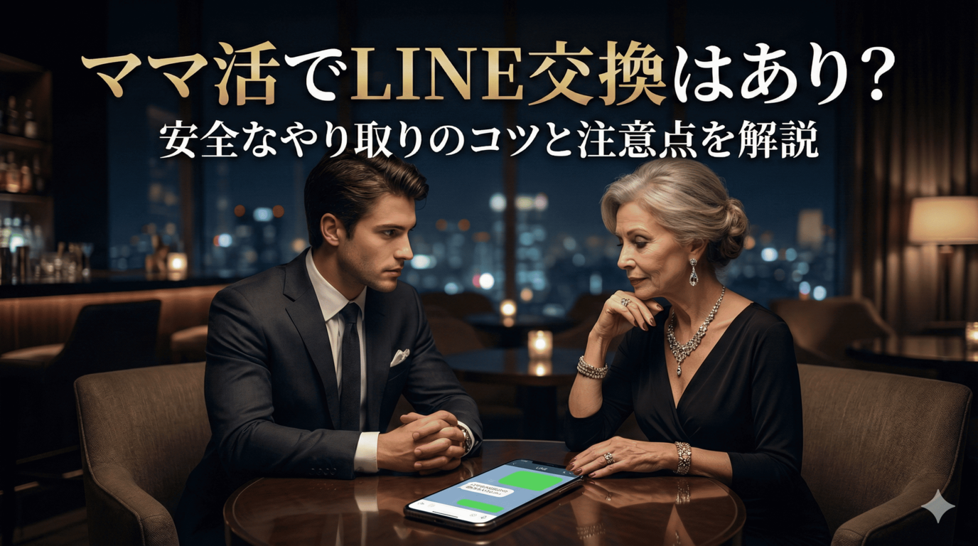 ママ活でLINE交換はあり？安全なやり取りのコツと注意点を解説